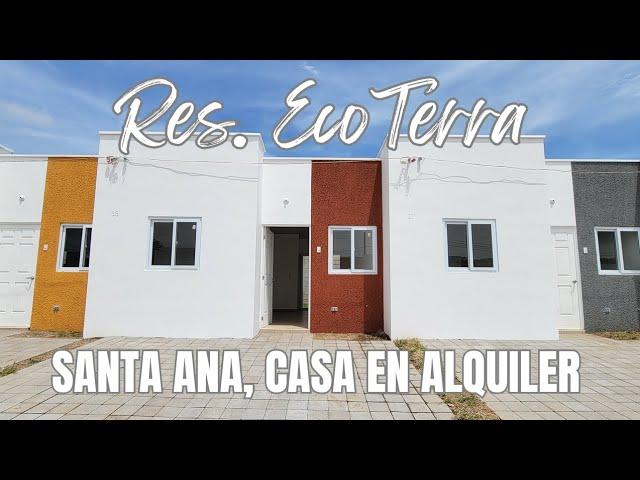 Nuevo Proyecto Res. EcoTerra  | Casa en alquiler,  Santa Ana  | Cerca de Restaurante Denny's.