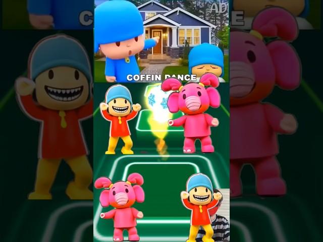 Nina Pocoyo coffin dance Sprunki vs  Tiles Hop EDM Rush Geme 
