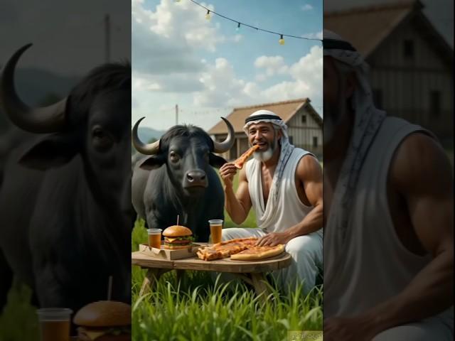 هل شاهدت يومًا بقرة تبكي بسبب البرغر؟  | قصة قصيرة مضحكة ومؤثرة! #قصص_عربية #animals #كرتوناطفال