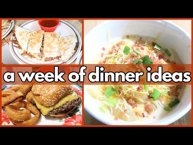 DELICIOUS WEEK NIGHT DINNERS | What’s For Dinner? #351 | 1-WEEK OF REAL LIFE MEALS