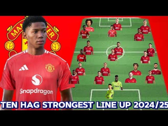 DONE DEALS  STRONGEST MAN UNITED Potential Line up & Squad depth Next Season Under Ten Hag 2024/25