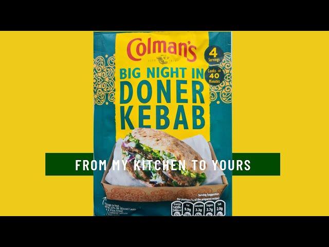 Super delicious Colman's Big Night in Doner Kebab | MK Hub