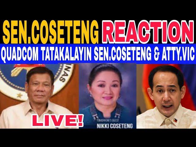 Sen.Nikki Coseteng LIVE KASAMA ATTY VIC RODRIGUEZ TUWADCOM BABA-LATAN#prrd #vpsara #vmrchannel