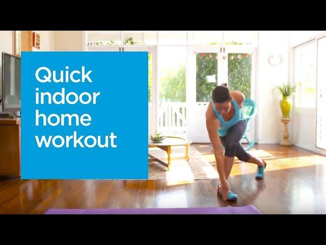 Home workout -  A quick indoor winter workout routine!