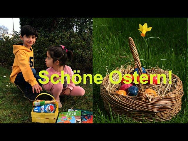 #Osterhase war da, Kayhan und Kyana suchen nach ihren # Ostergeschenken