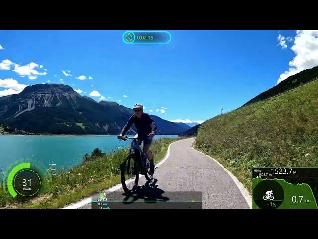 Ultimate 30 minute Fat Burning Indoor Cycling Workout Alps South Tyrol Garmin 4K Video