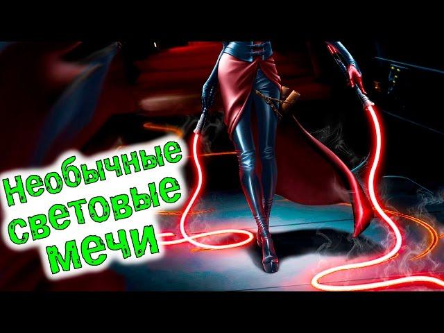 САМЫЕ КРУТЫЕ, НЕОБЫЧНЫЕ СВЕТОВЫЕ МЕЧИ В STAR WARS | ТОП LIGHTSABER В ЗВЕЗДНЫХ ВОЙНАХ.