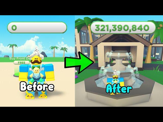 Went From Poor Noob To Richest Player In Tropical Resort Tycoon Roblox!