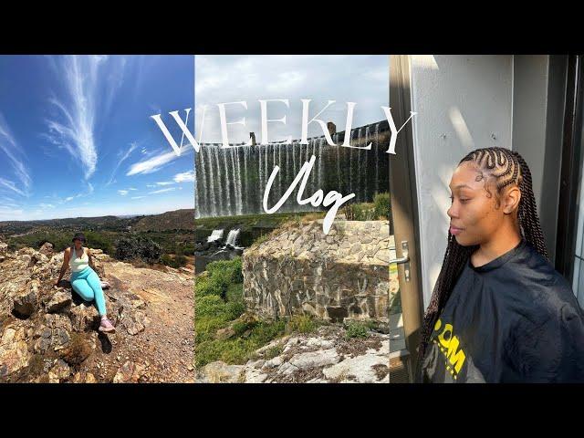 Vlog | I almost fell off a cliff while hiking + getting braids in SA + sooo many life changes 