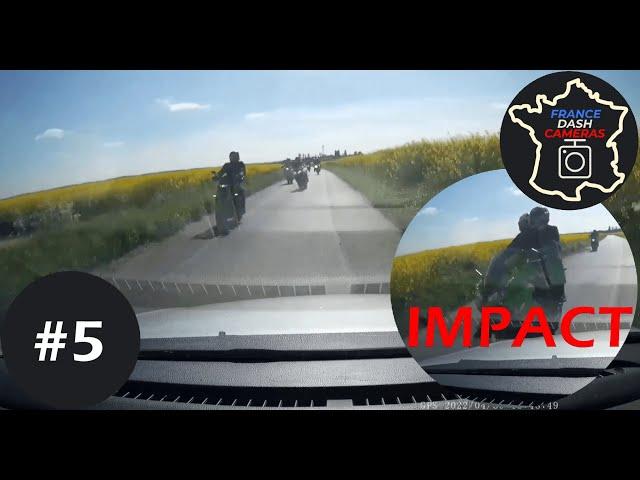 France Dash Cameras - Compilation dashcam #5 - A 2 doigts de l'accident mortel face à des motards