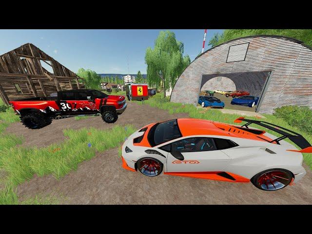 Millionaire Finds Rare Racecar in Abandoned Barn | Farming Simulator 22