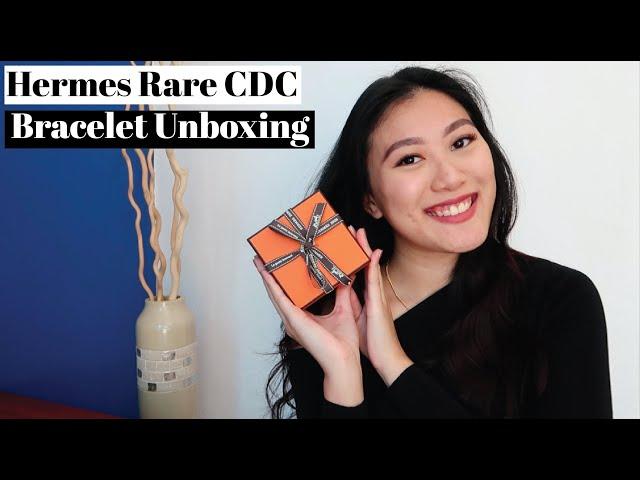 HERMES CDC BRACELET UNBOXING IN EXOTIC LEATHER | Nicole Angelina