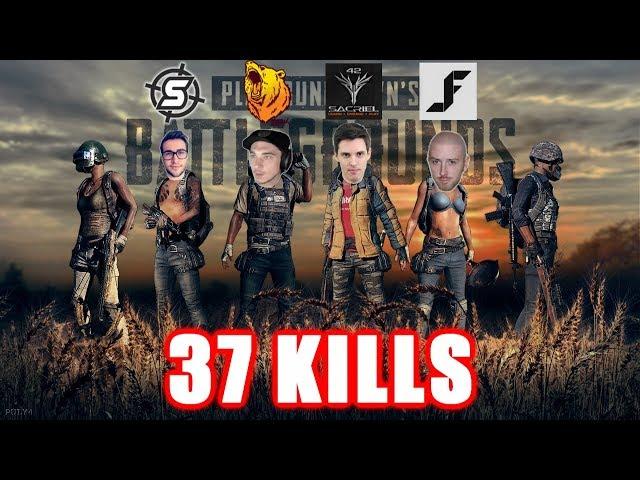 PUBG - TSM Break, Sacriel, Jackfrags & Stodeh - 37 KILLS #SQUAD - PLAYERUNKNOWN'S BATTLEGROUNDS