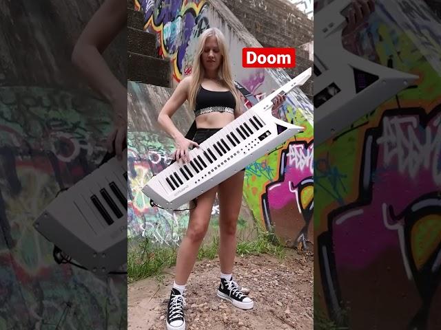 Doom Theme on keytar