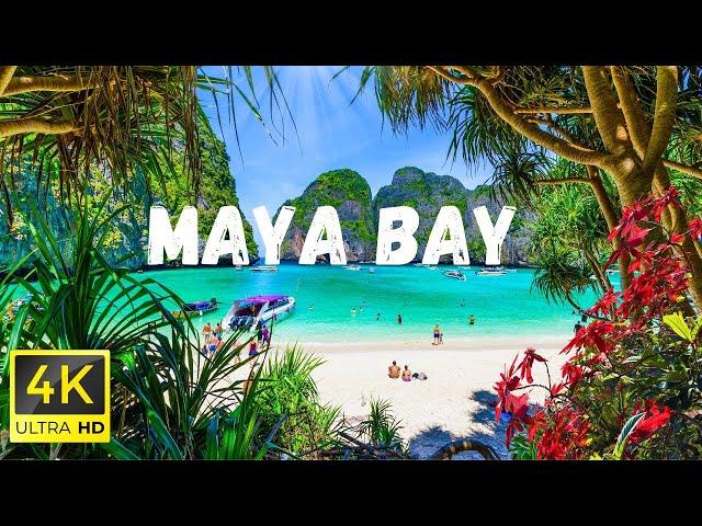 Maya Bay and Phi Phi Islands, Thailand 4K Drone Footage