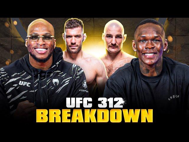 Israel Adesanya & MVP Breakdown Dricus Du Plessis vs Sean Strickland | UFC 312 Breakdown & Picks