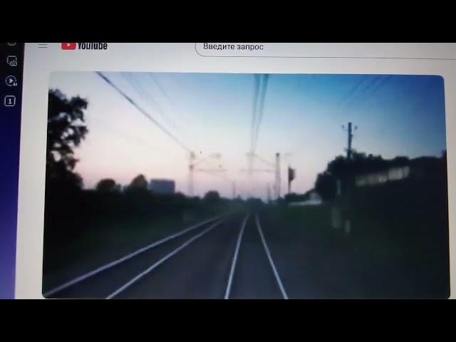 Царицыно Курский Вокзал из кабины машиниста от создателя Векселемос TRAINS