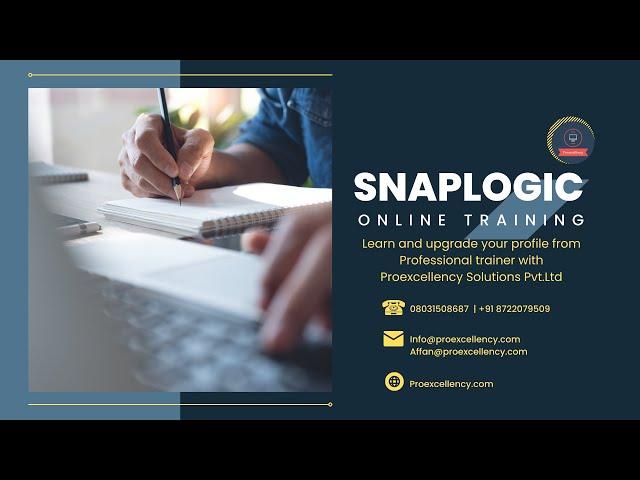 SnapLogic  Training | Become a SnapLogic Expert with Proexcellency Comprehensive Online Training