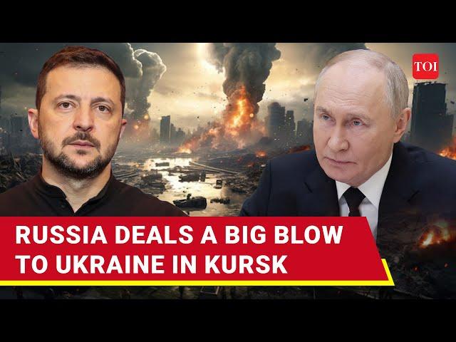 Big Blow To Ukraine: Zelensky's Troops Lose 40% Of Territory In Kursk As Russia Fights Back | Watch