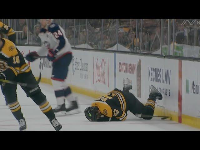 Nikita Zadorov Challenges Mathieu Olivier For Big Hit On Charlie McAvoy