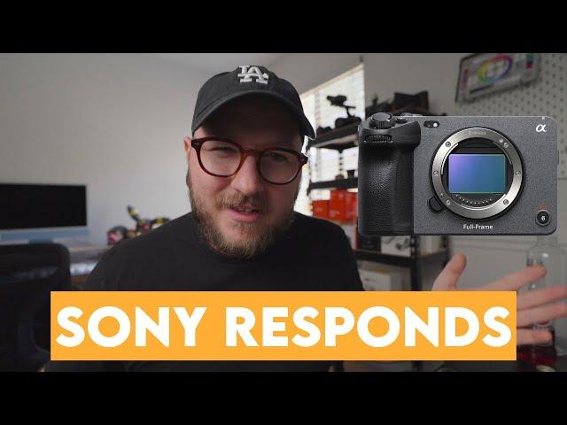 Sony Responds - FX3 Firmware