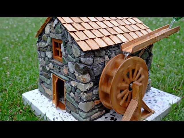 Building a Water Mill House with Stones