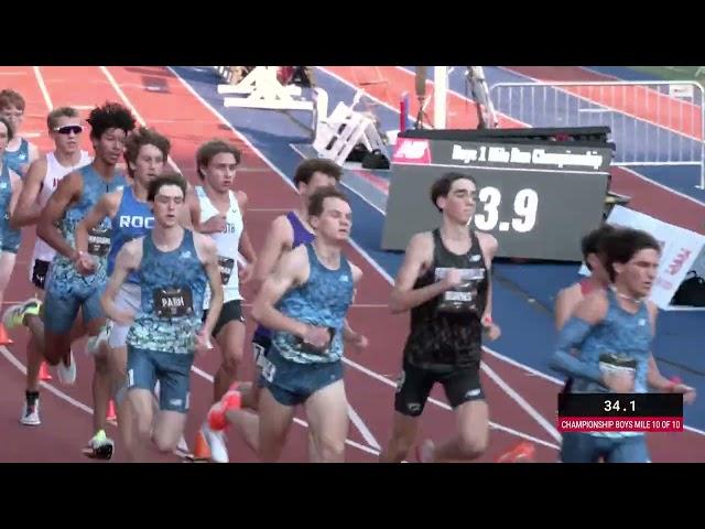 Boys 1 Mile Championship Section 10 -  New Balance Nationals 2025 [Full Race Replay]
