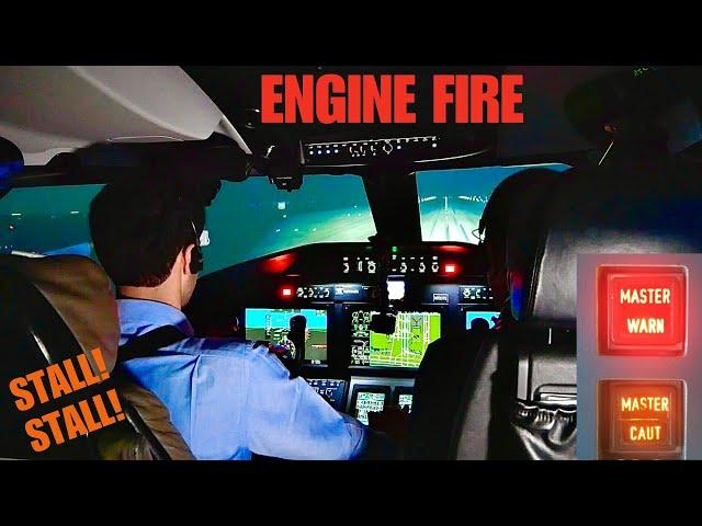 Citation Longitude Jet Type Rating Checkride! Full Motion Simulator