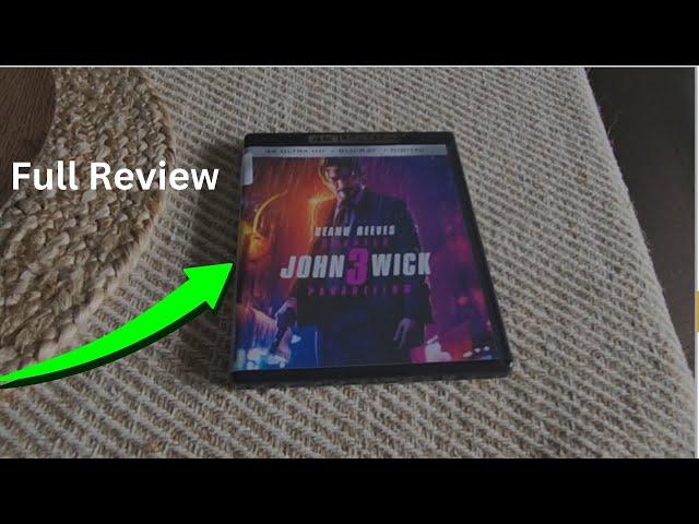 John Wick 3 4K Blu Ray Review