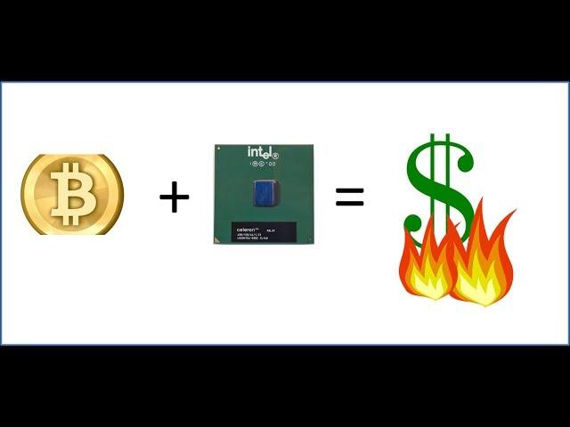 Bitcoin Mining on Old Hardware; The Intel Celeron Coppermine CPU 900MHz
