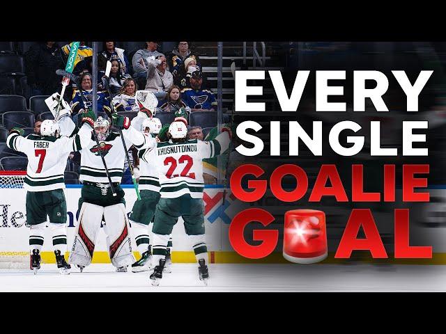 ALL of the GOALIE GOALS from Billy Smith to Filip Gustavsson | NHL