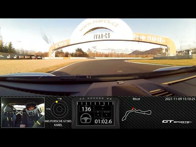 Porsche 991.2 GT3RS by GT Sports - Autodrom Most 1min41sec767