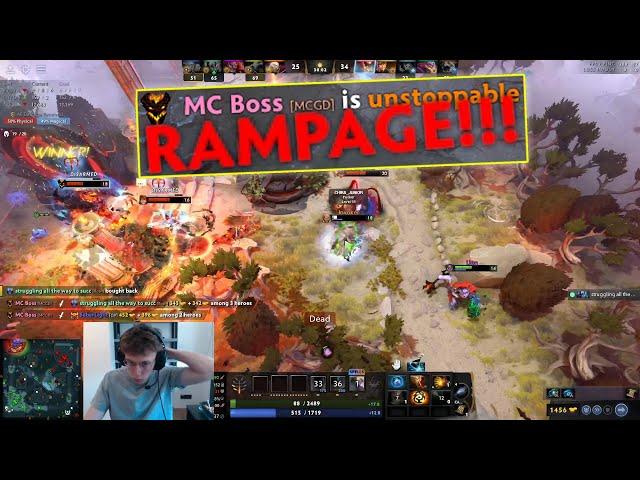 "classic MIRACLE BOSS, this guy is so good" -Saberlight on Miracle's clutch Cheese into Rampage