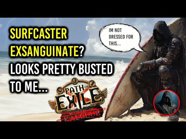 Path of Exile: Surfcaster Exsanguinate could be the answer.  Or at least one answer.
