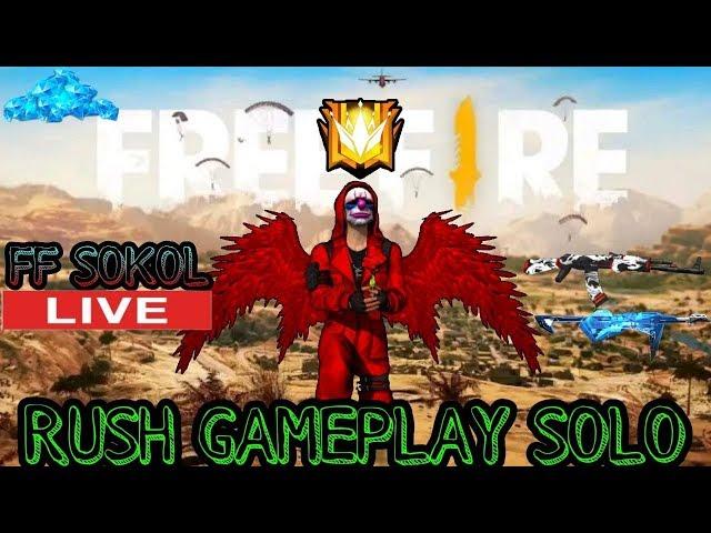 FREE FIRE LIVE RUSH GAME PLAY SOLO FASTER PLAYER