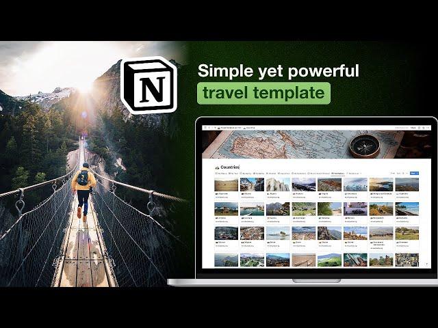  Effortlessly track your travels with a simple yet powerful Notion template