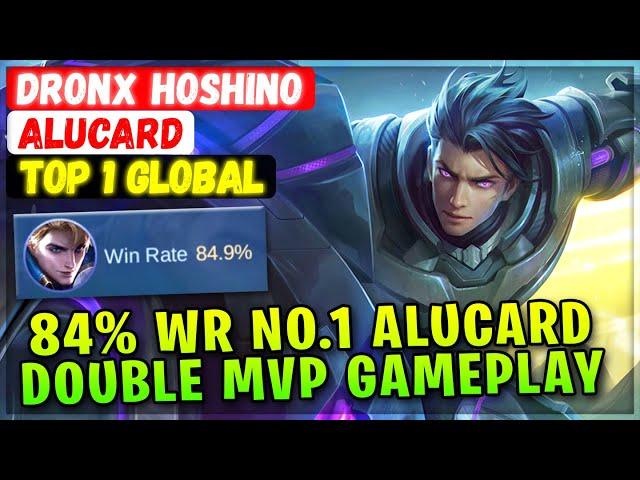 84% Win Rate No.1 Alucard Double MVP Gameplay [ Top 1 Global Alucard ] dronx hoshino Mobile Legends