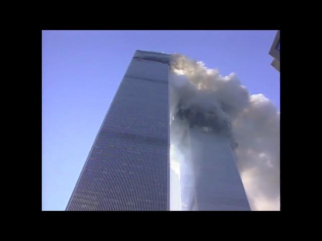 N.J. Burkett reporting as Twin Towers begin to collapse on September 11, 2001