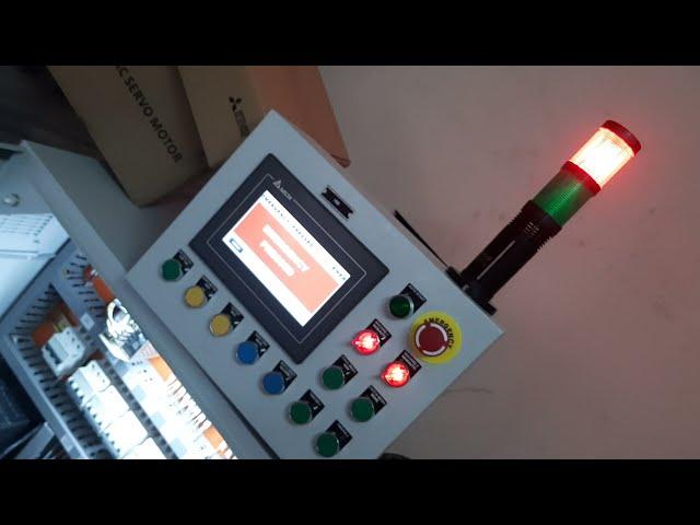 PLC Based Control Panel Testing, Remote Button Control , Wireless Control Panel Operation, PLC, HMI