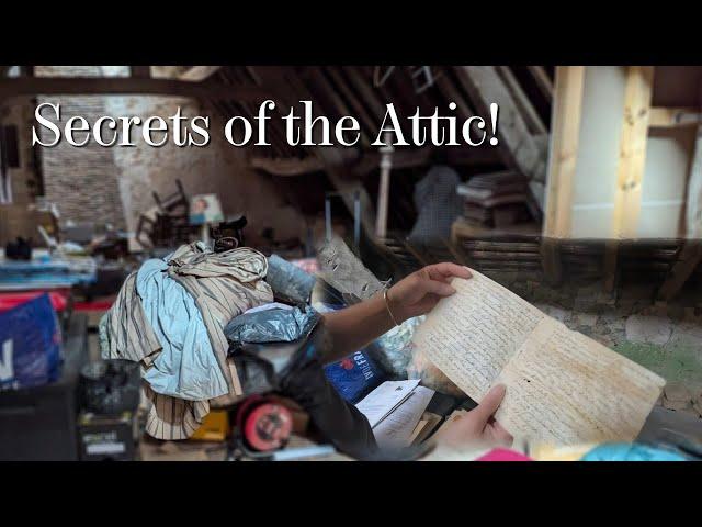 Ancient documents found in the attic tells the story of the chateaux past!