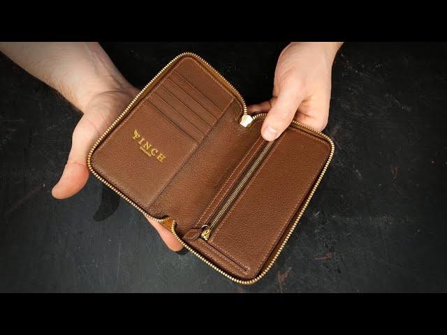 Leather Zipper Wallet Pt 3- (Preview)- Online Fine Leathercraft Courses