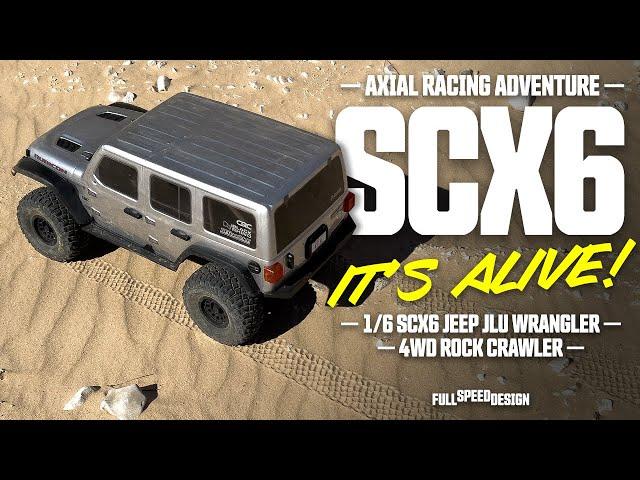 Axial Racing RC Adventure - 1/6 SCX6 Jeep JLU Wrangler Rubicon 4WD Rock Crawler - It's Alive!