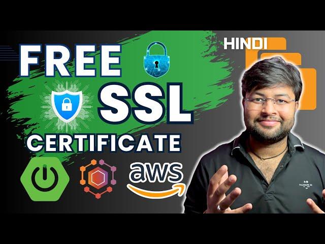  How to setup SSL for Web Application running on AWS Cloud | SSL for Smart Contact Manger  [Hindi]