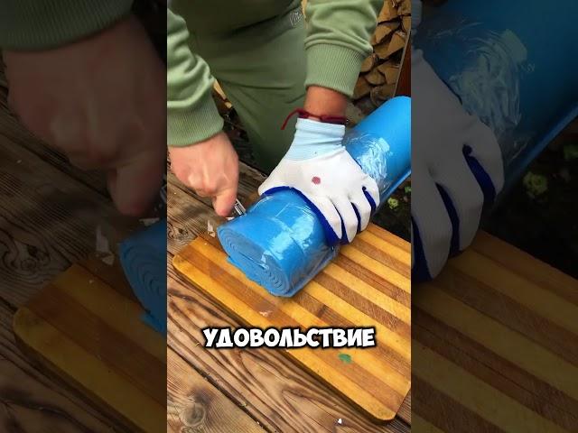 Моделью «Ласка» из лучшей стали в мире работать одно удовольствие! #ножи #нож