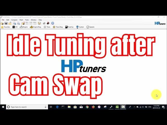 Idle Tuning after Cam Swap with HP Tuners