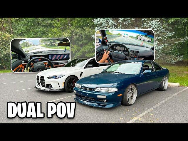 *DUAL POV* 240SX AND M3 VS. SKETCHY MOUNTAIN ROADS