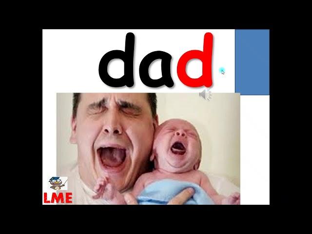 SHORT A PHONICS LETTER SOUNDS cvc high frequency sight words, Learn To Read, easy english, ESL