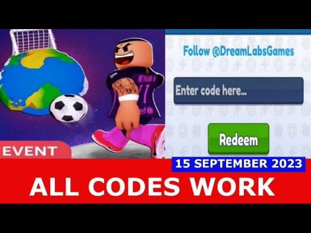 *ALL CODES* [] Goal Kick Simulator ROBLOX | SEPTEMBER 15, 2023