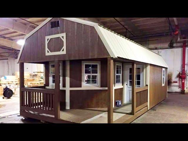 The Tiny Shed Has Been Turned Into A Full-Functioning Home