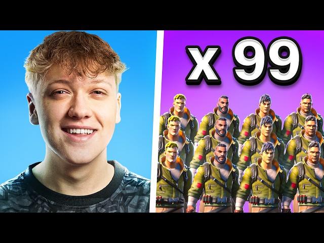 Rezon ay *GEGEN* 99x NO SKINS in Fortnite!  (mit ALVI)